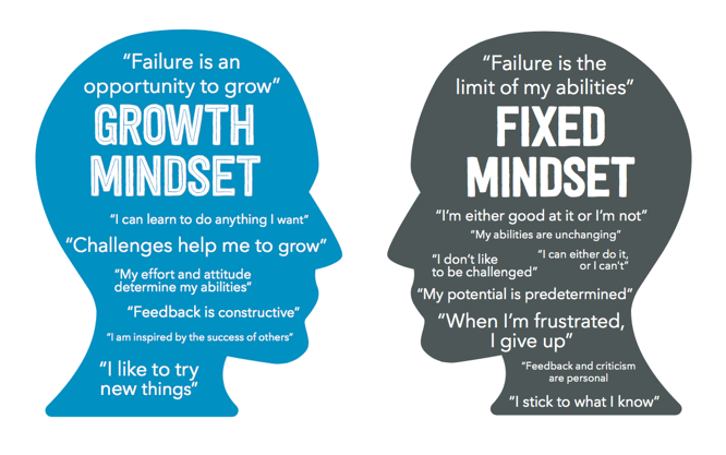 Fixed v. Growth Mindset. I just finished “Mindset” by Carol… | by Ameet  Ranadive | Leadership | Medium